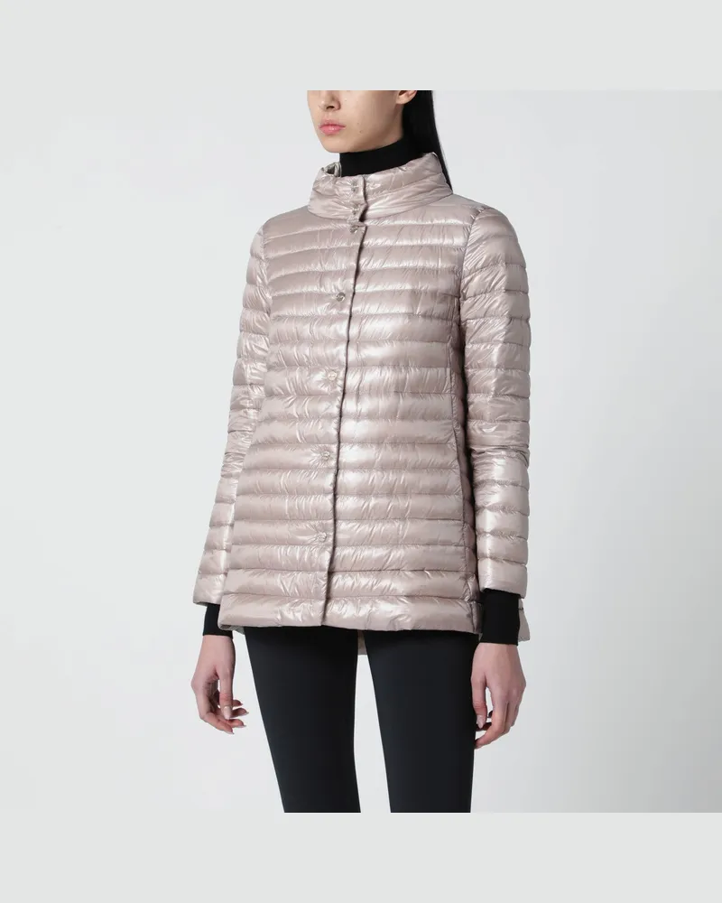 Herno Hellrosa gesteppte Nylonjacke 