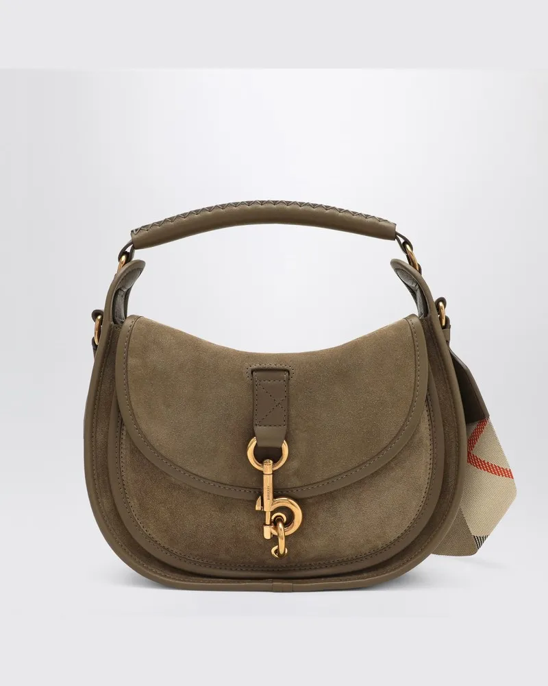 Burberry Kleine B Clip Umhängetasche Braun