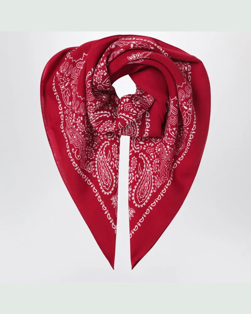 Destin Rotes Judy Bandana-Tuch aus Wolle Red