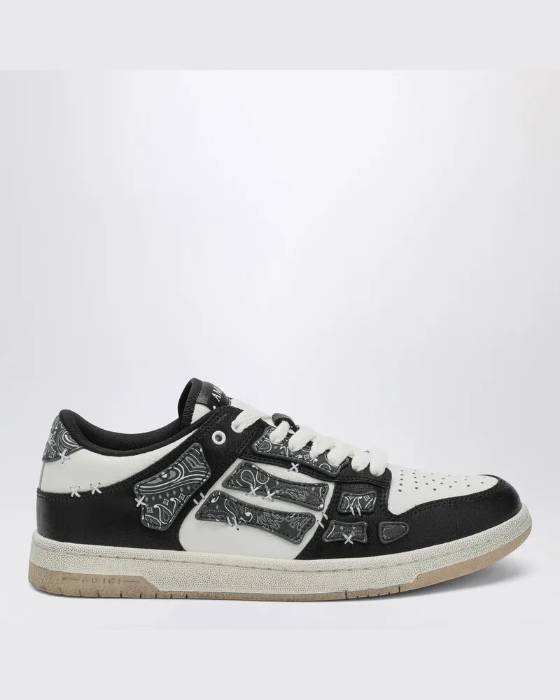 Amiri Sneaker Bandana Skel Top Low schwarz/weiß Schwarz