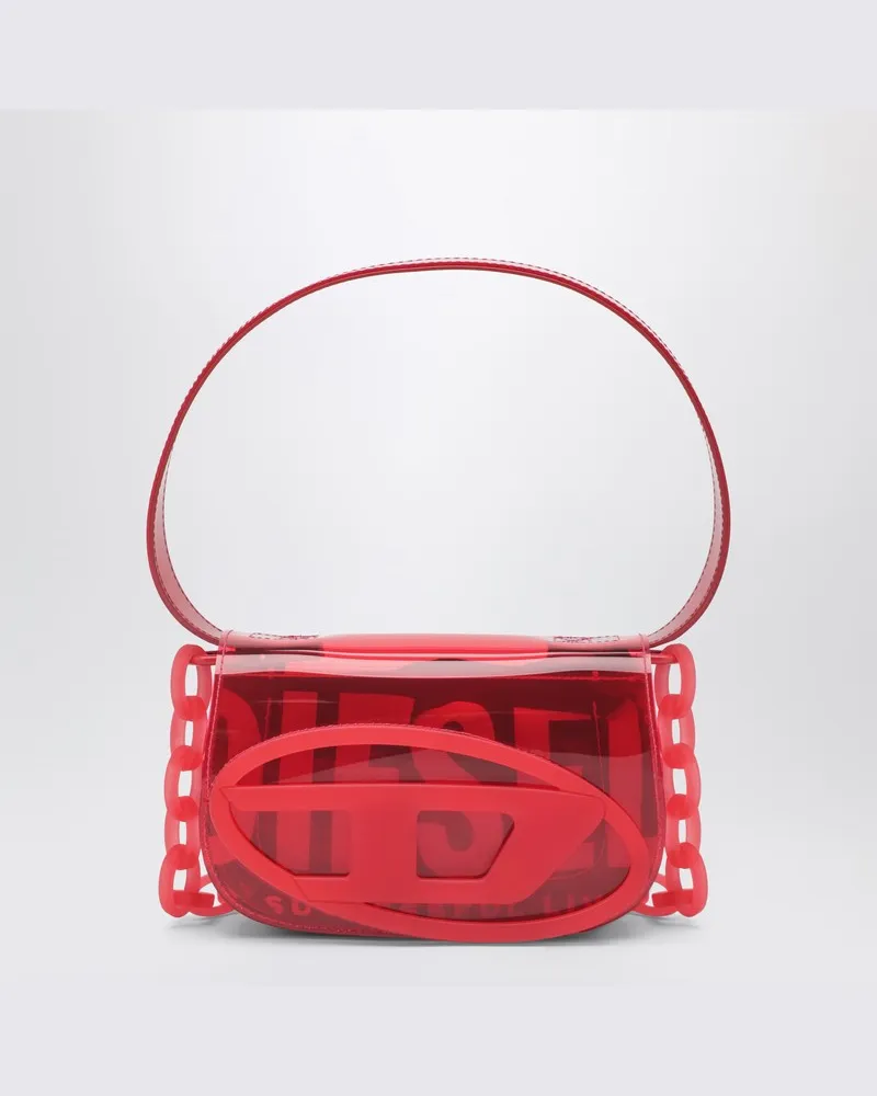Diesel 1DR Schultertasche aus TPU rot Rot