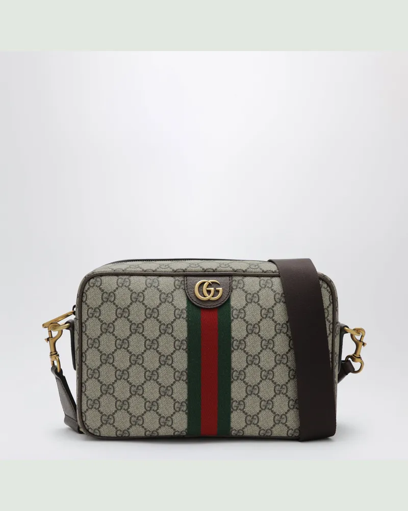 Gucci Ophidia Schultertasche Mittel Beige