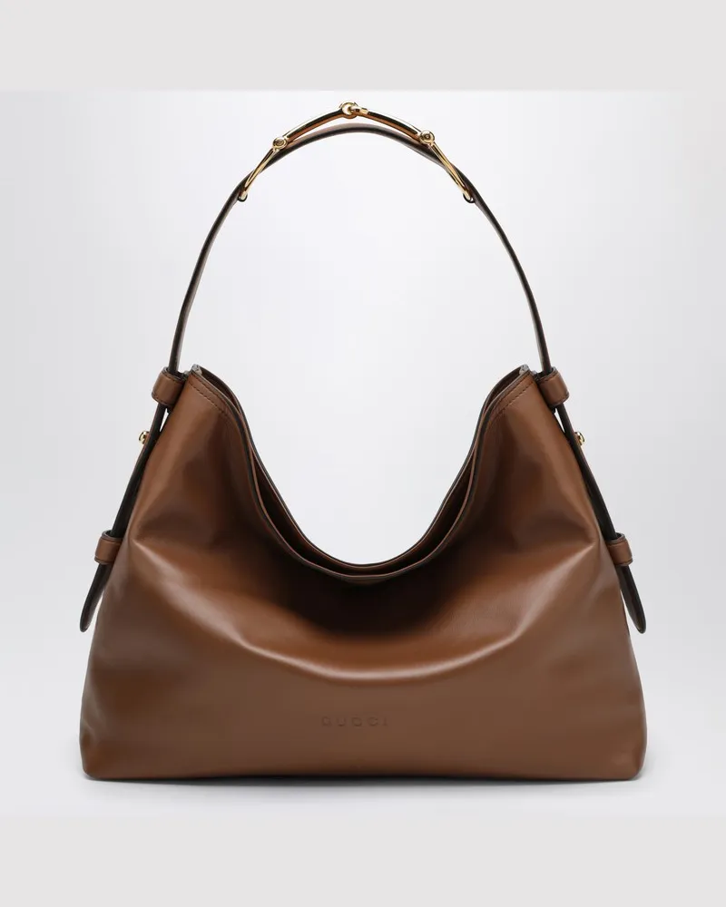 Gucci Mittlere braune Beatrix-Schultertasche Braun