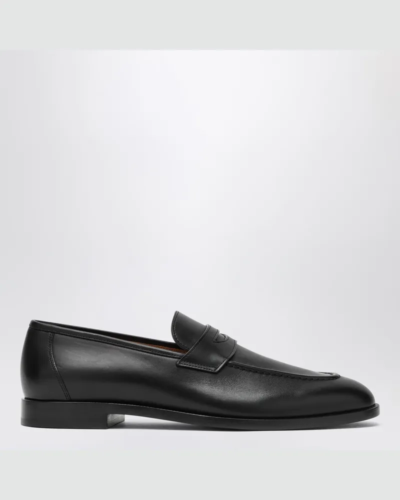 Loro Piana Sergio-Loafer in Schwarz Black