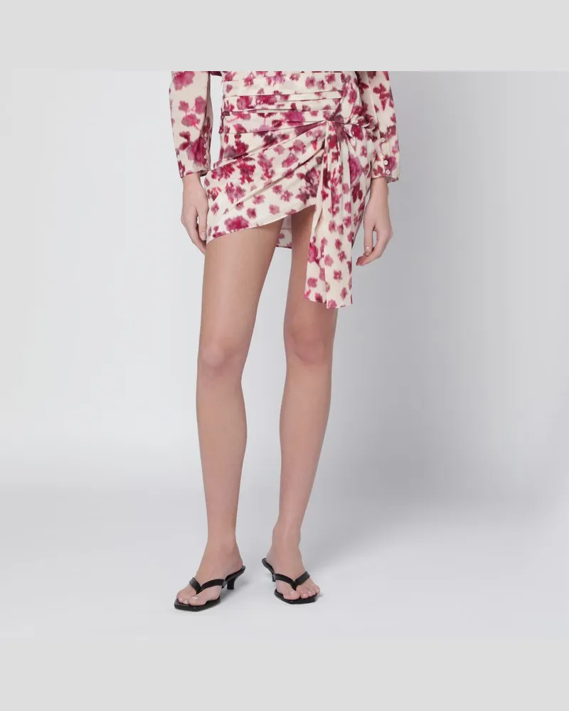 Isabel Marant Ovia-Minikleid mit multicolour Print Rosa