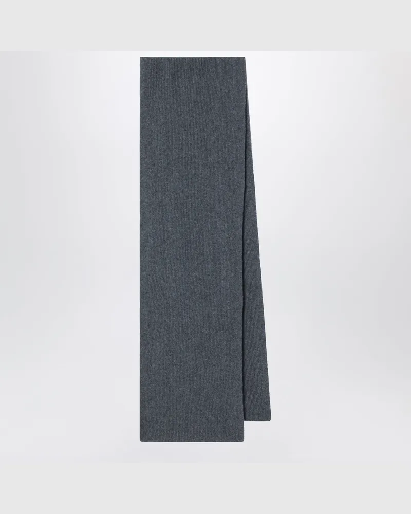 Le Bonnet Schal aus Wolle und Caregora in Slate Grey Grey