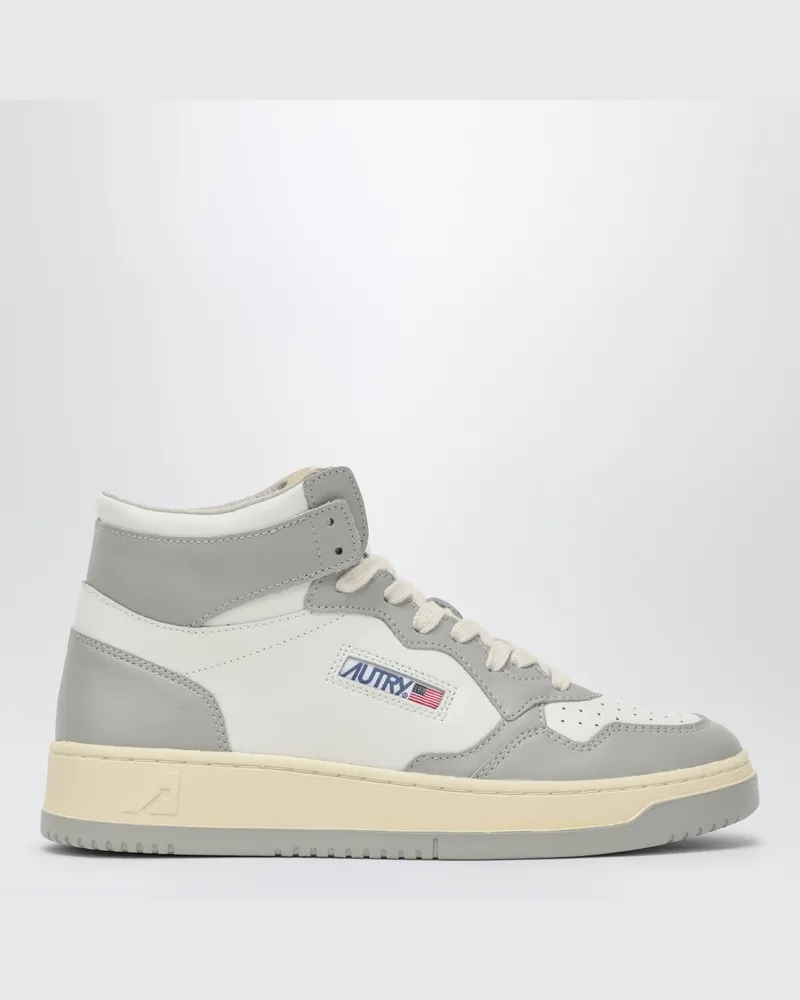 AUTRY LederSneaker Medalist Mid weiß/grau ["grau"