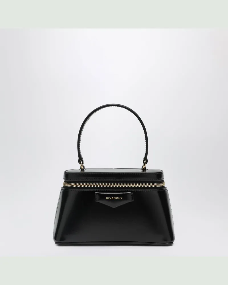 Givenchy Antigona Beauty Case aus schwarzem Boxleder Black