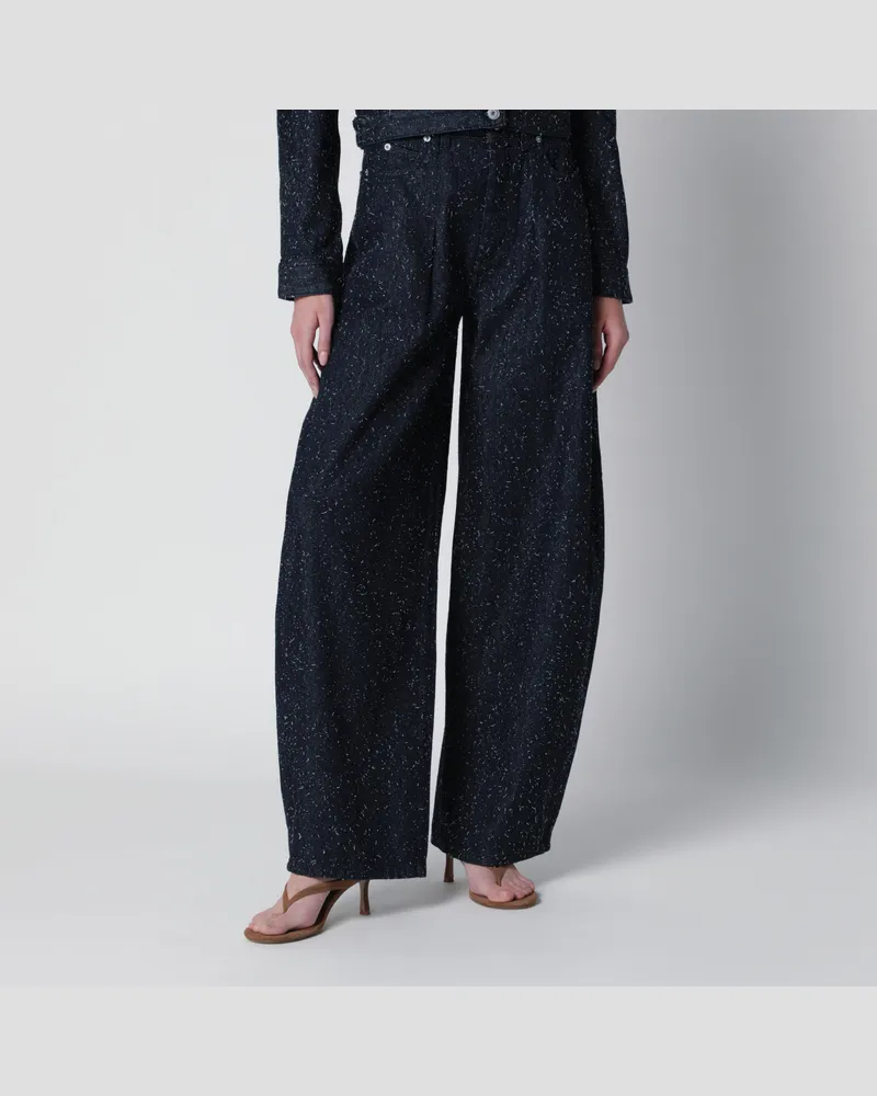 Jacquemus Marineblaue Jeans aus Denim de-Nîmes Ovalo Blue