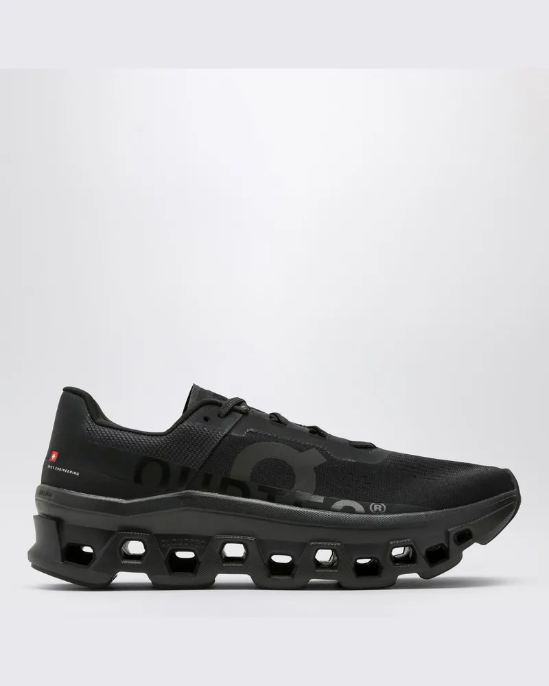 ON Flacher Sneaker Cloudmster schwarz Schwarz