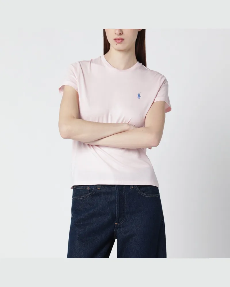 Ralph Lauren Rosa T-Shirt aus Baumwolle 