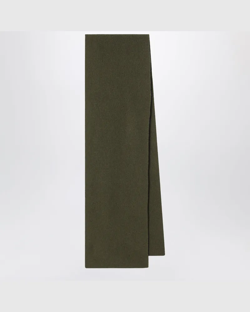 Le Bonnet Schal aus Wolle und Caregora in Jungle Green