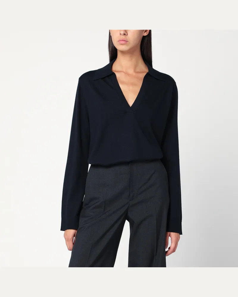 Gucci Marineblauer Wollpullover Blue