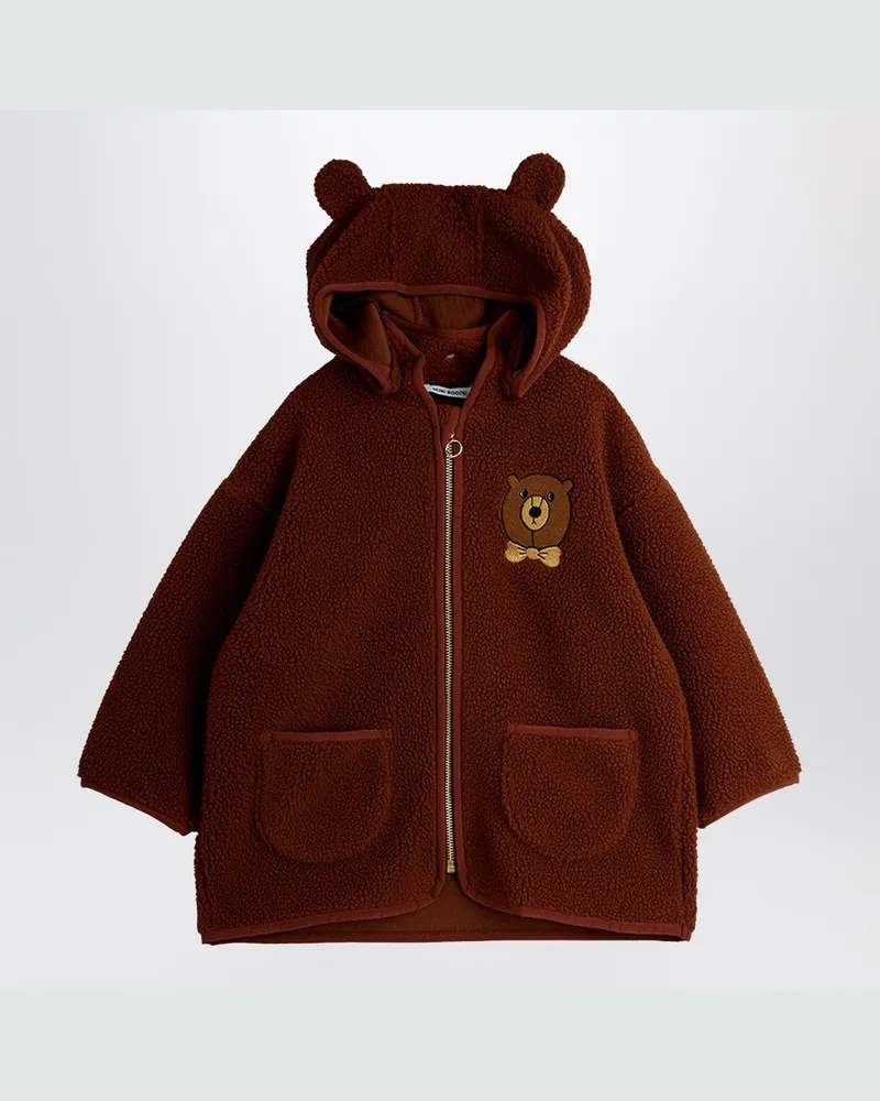 Mini Rodini Fleecejacke Bear Brown