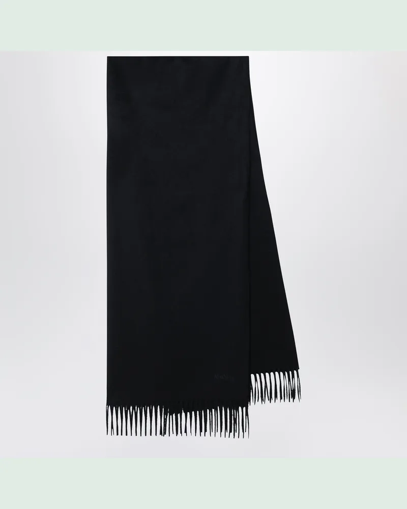 Max Mara Schwarzer Kaschmirschal Black