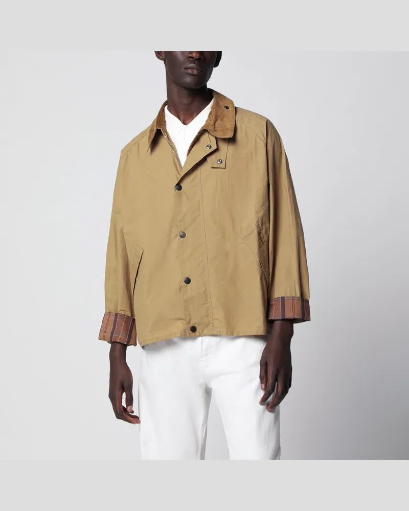 Barbour Lässige Transporter-Jacke Golden Khaki Green