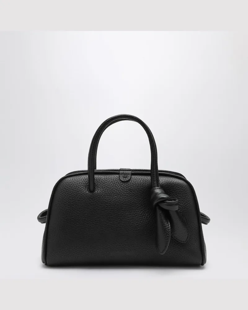 Jacquemus Schwarze Leder Turismo kleine Tasche Schwarz