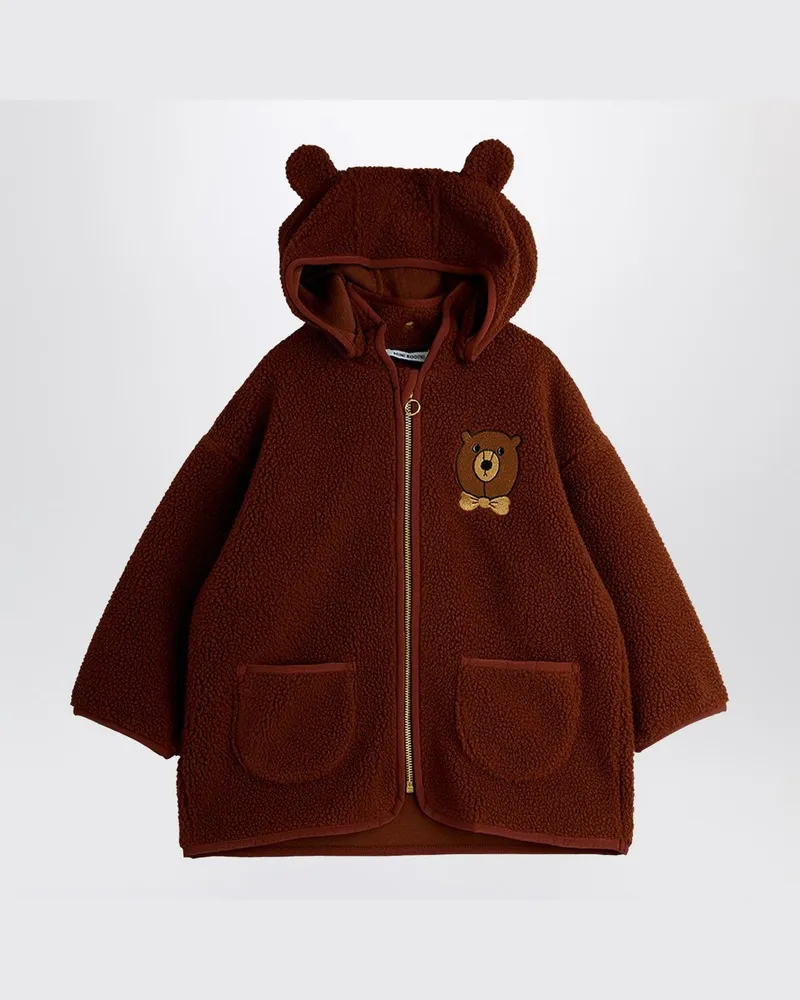 Mini Rodini Fleecejacke Bear Braun