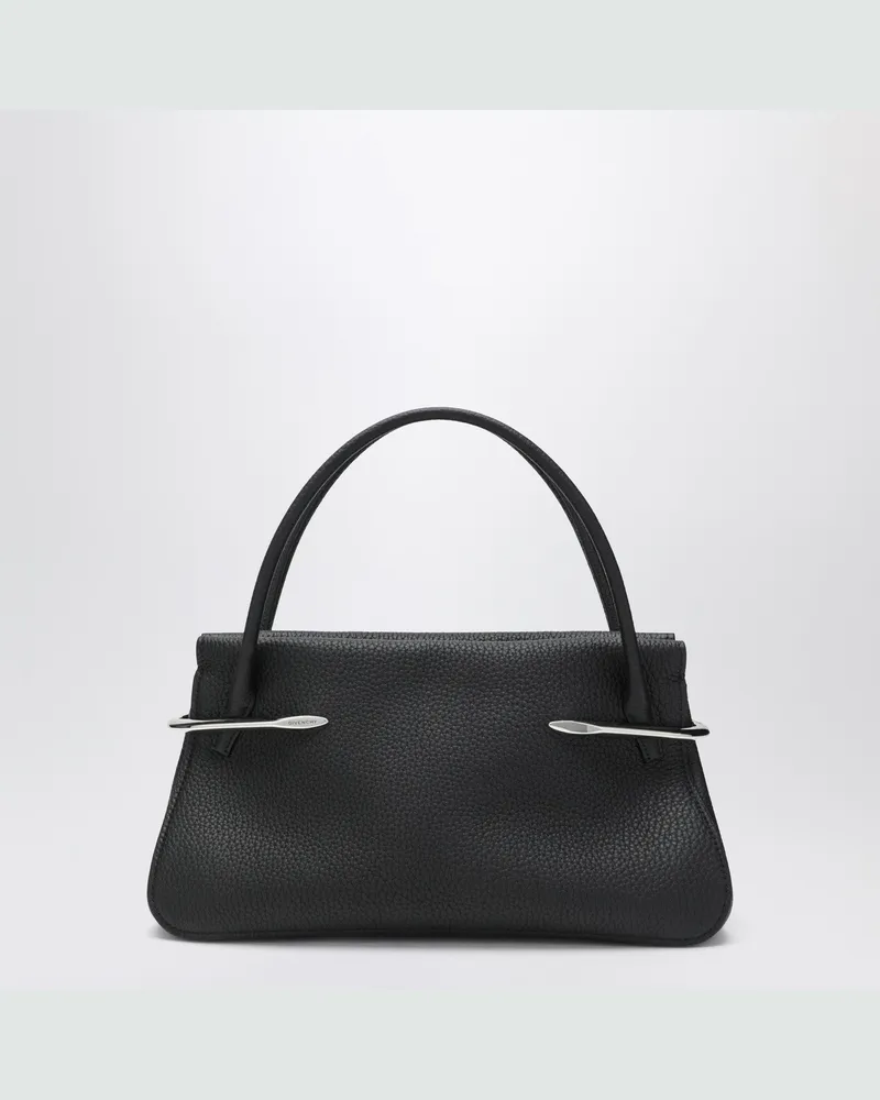 Givenchy Mittlere Tasche Pinch aus schwarzem Narbenleder Black