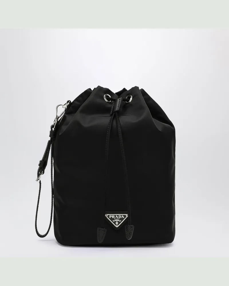 Prada Schwarze Tasche aus Re-Nylon Black