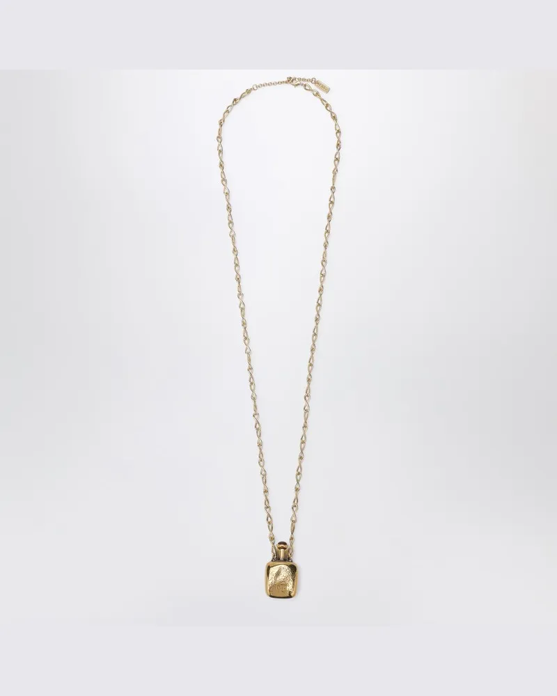 Chloé Elixir-Anhängerhalskette aus Messing in Vintage Gold Metallisch