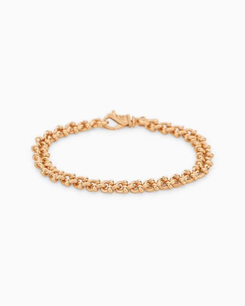 Emanuele Bicocchi Armband Essential mit Knoten aus vergoldetem 925er Silber Metallisch