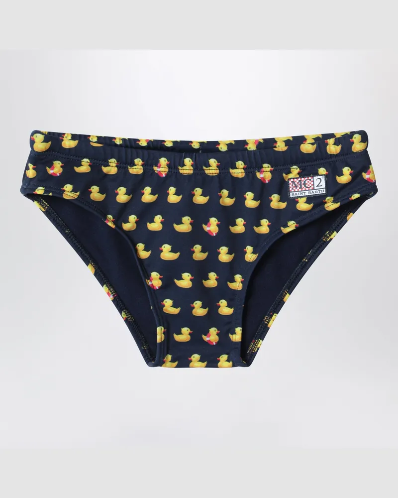 MC2 Saint Barth Badehose mit Entenmuster Blue