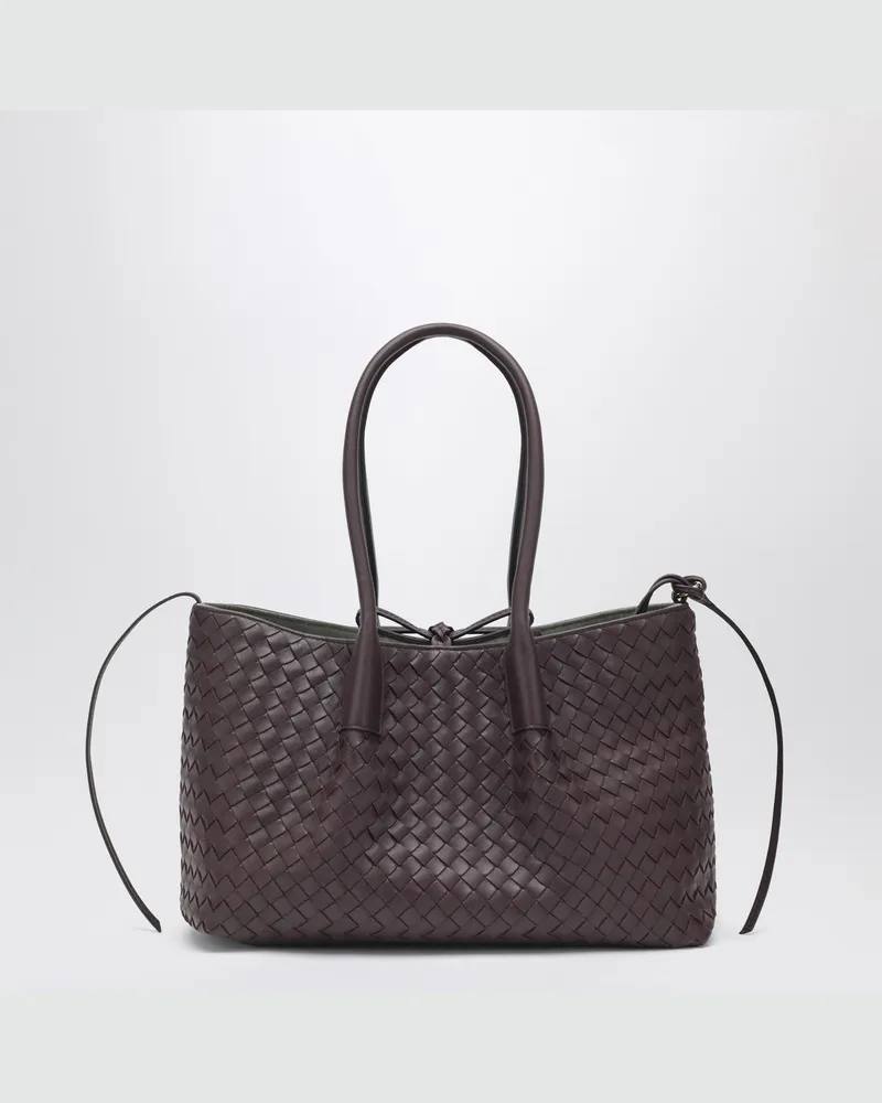 Bottega Veneta Pinacoteca Medium Tasche Barolo/Kieferngrün Burgundy
