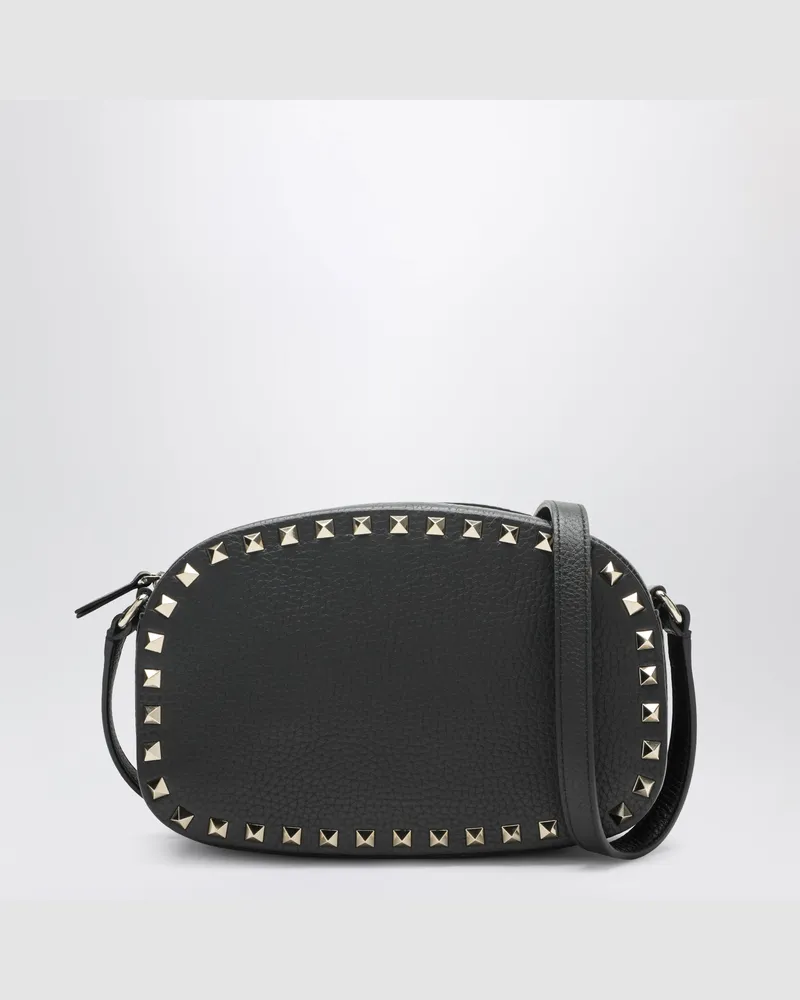 Valentino Garavani Rockstud Camera Bag aus Leder in Schwarz Black