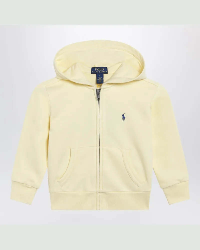 Ralph Lauren Hellgelber Hoodie mit Reißverschluss Yellow