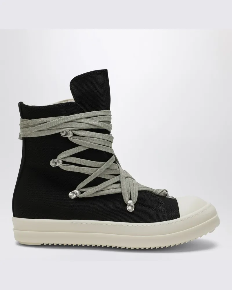 DRKSHDW by Rick Owens Schwarze Megalace-Sneaker aus Stoff Schwarz