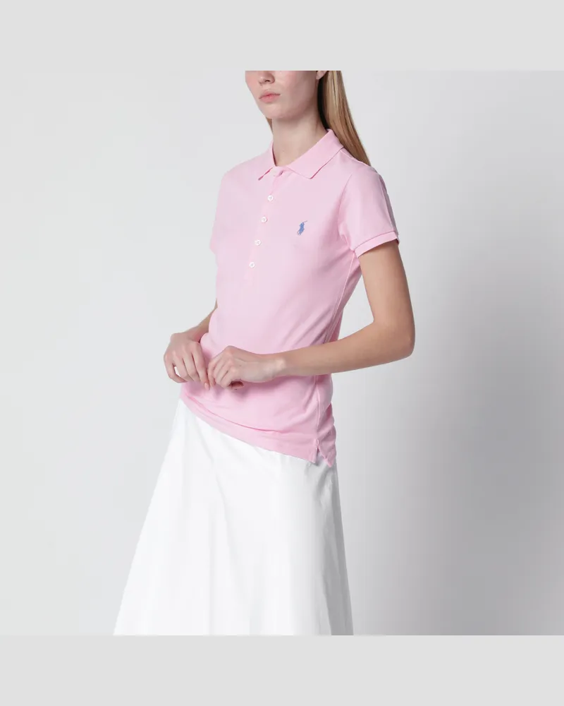 Ralph Lauren Rosa Slim-Fit-Polo aus Baumwollpiqué Pink