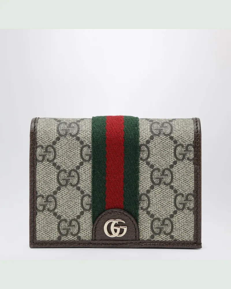 Gucci Ophidia Geldbörse in kleiner Größe Beige
