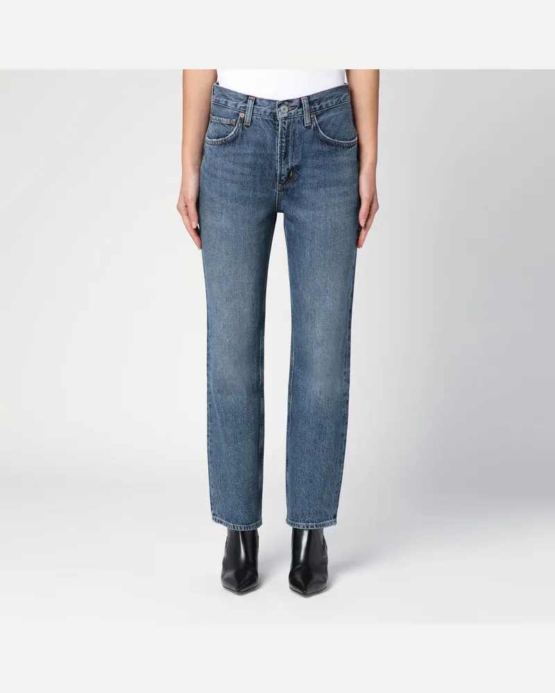 AGOLDE Jeans Valen aus regeneriertem Denim Blau