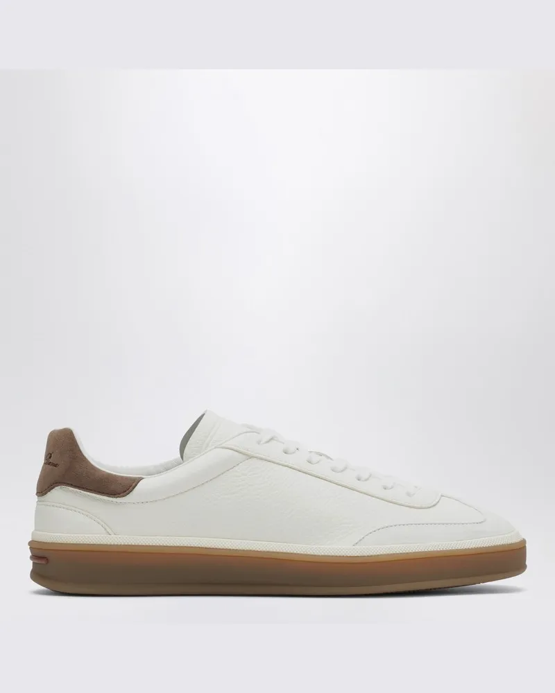 Loro Piana Sneaker Tennis Walk weiß Weiß