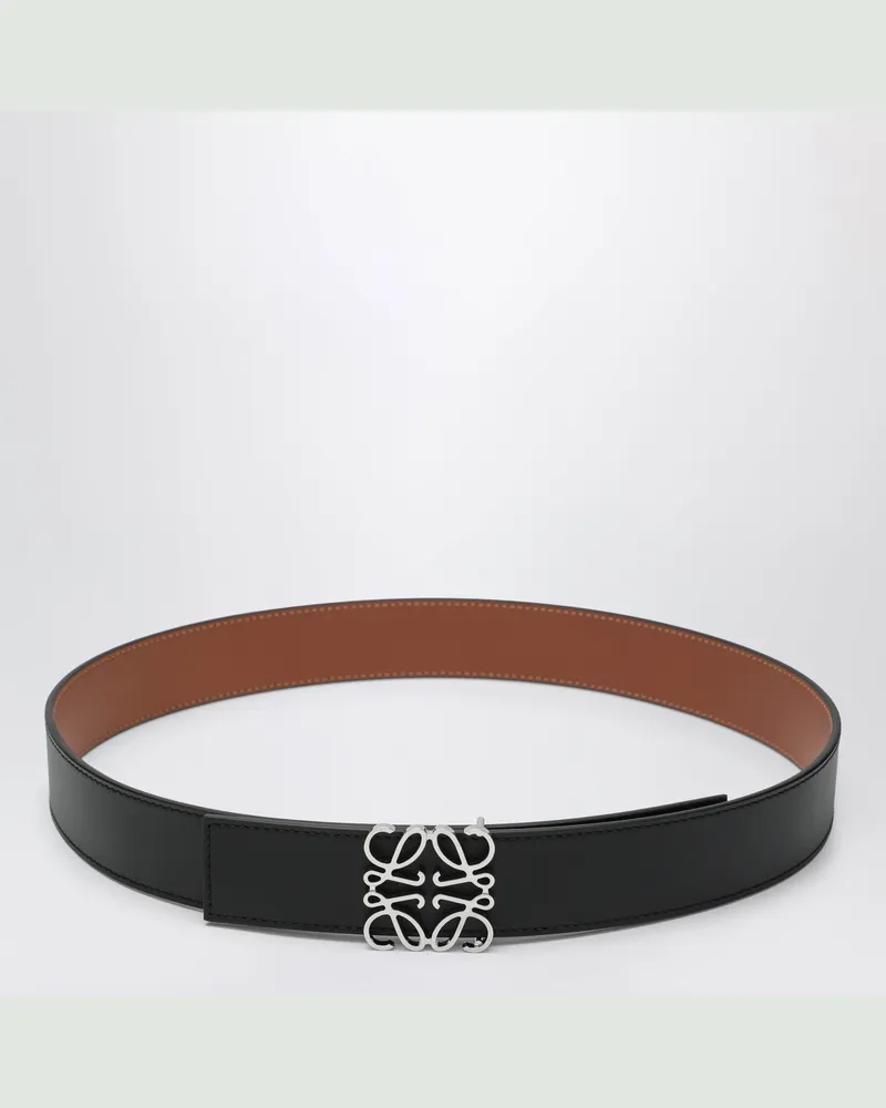 Loewe Wendegürtel Anagram in Braun/Schwarz Black