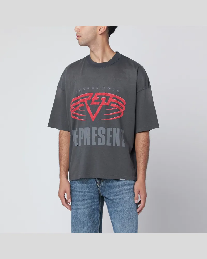 REPRESENT Wendbares Living Legacy Tour T-Shirt in Grau Grey