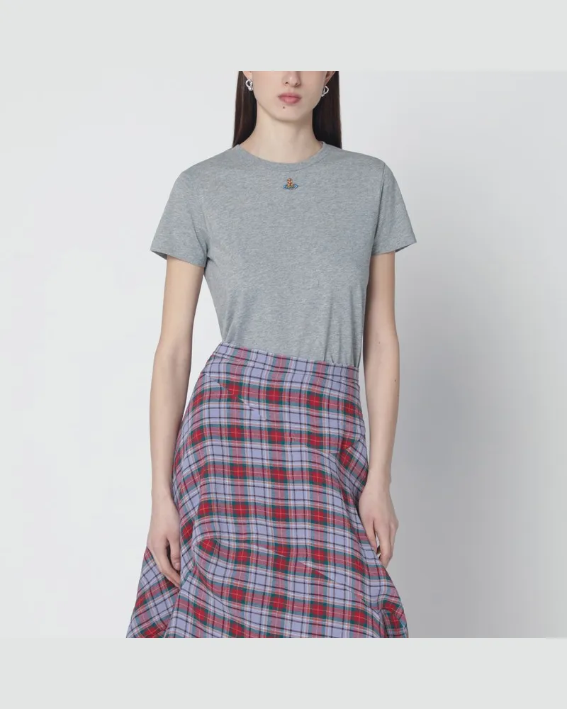 Vivienne Westwood Graumeliertes Orb-Peru-T-Shirt Grau
