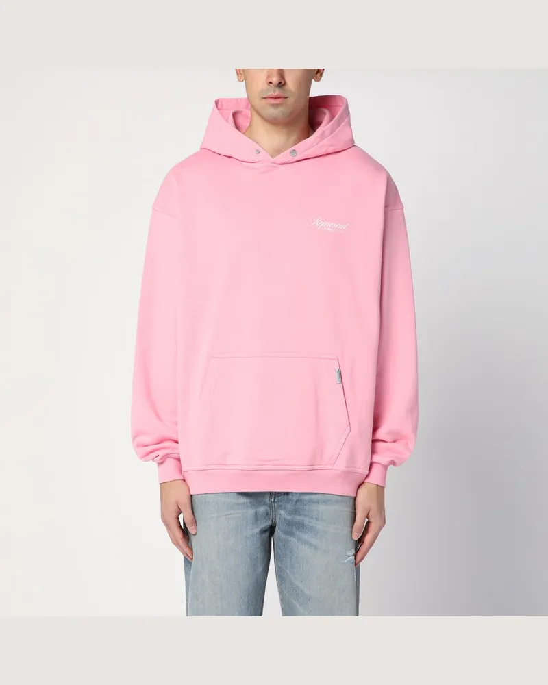 REPRESENT Rosa Hoodie mit Logo Rosa