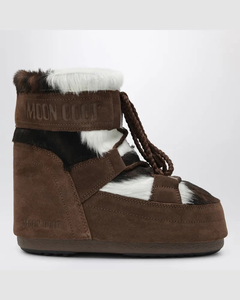 Moon Boot Icon Low Archive 1985 Stiefel aus Ponyfell White