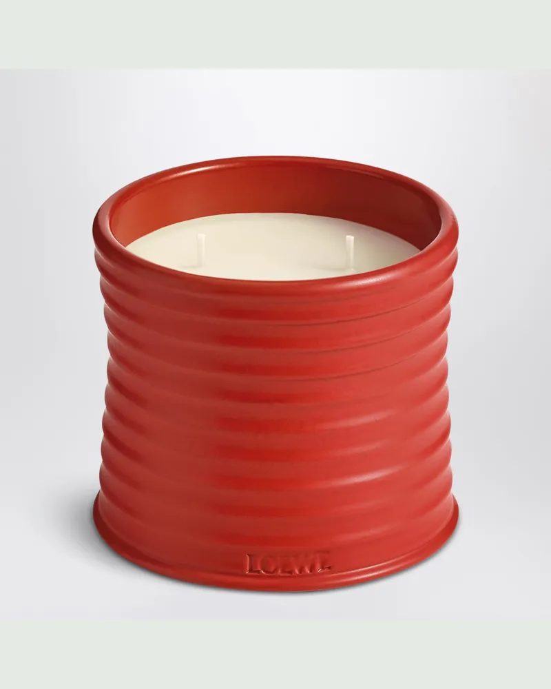 Loewe Mittelgroße Duftkerze mit Tomaten-Duft Red