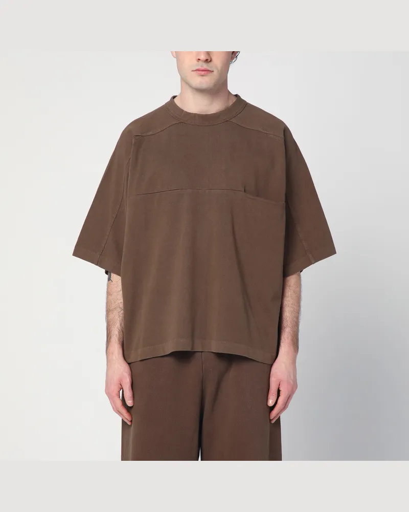 Entire Studios Braunes Baumwoll-Over-Shirt Brown