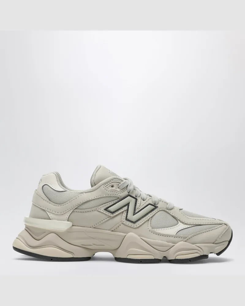 New Balance 9060 Shipyard/Linen Sneakers aus Mesh und Wildleder White