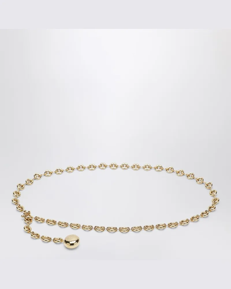 Loewe Goldfarbener Kettengürtel Donut Metallisch