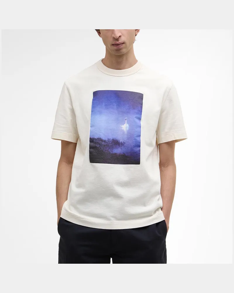 Barbour Archive-T-Shirt Weiß  x NOAH White