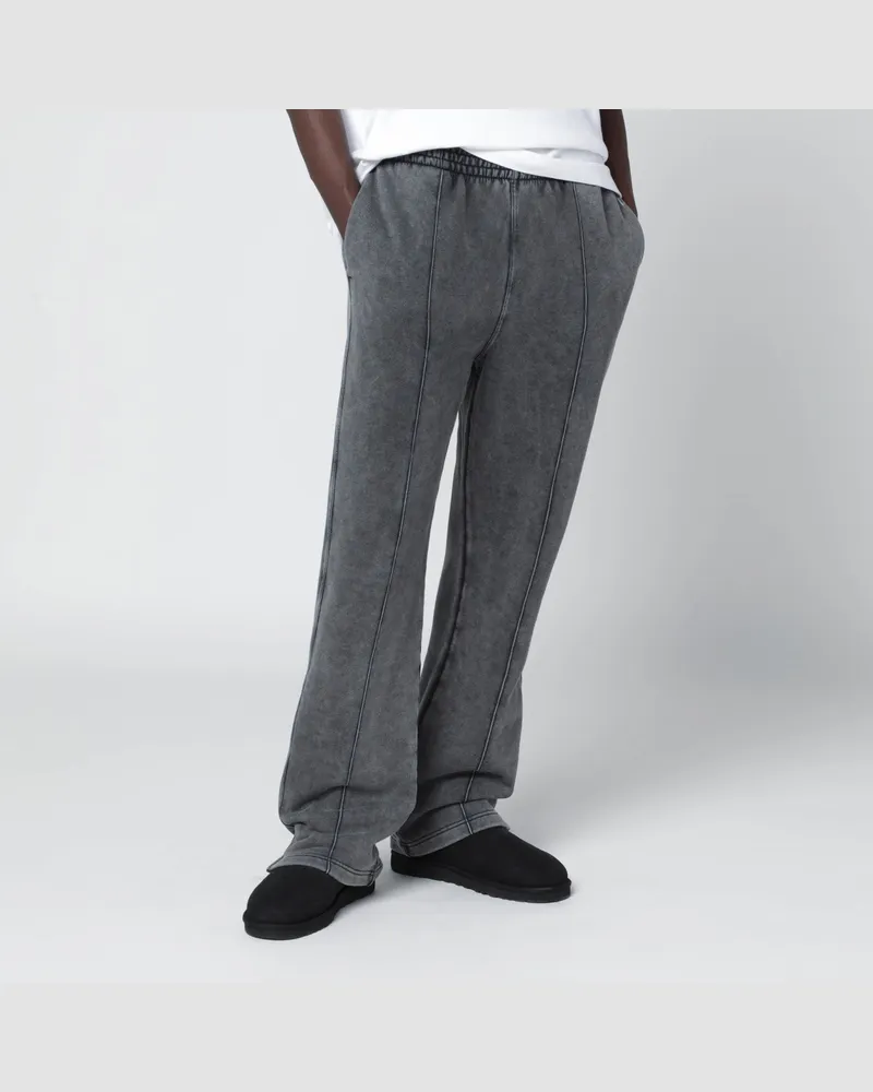 REPRESENT Verwaschene schwarze Jogginghose aus Baumwolle Grey