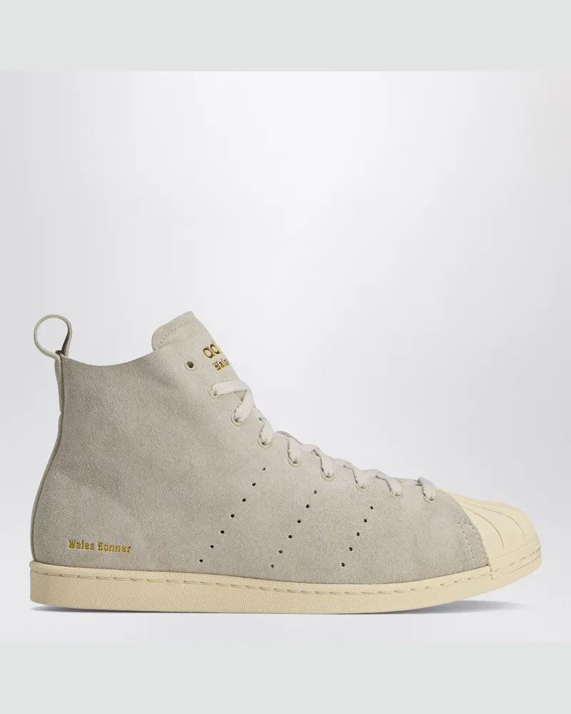 adidas Sneaker Superstar Hi Mist Stone/Wonder White/Gold Metallic Grey