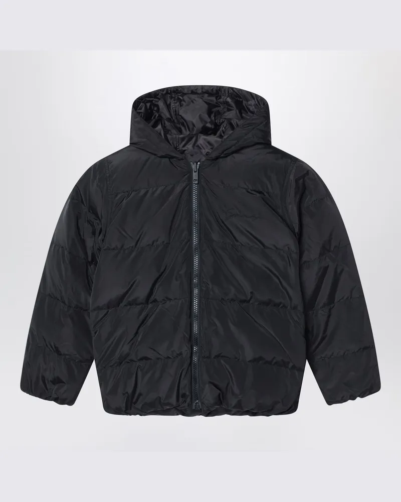 Givenchy Schwarze Steppjacke mit G-Druck Schwarz