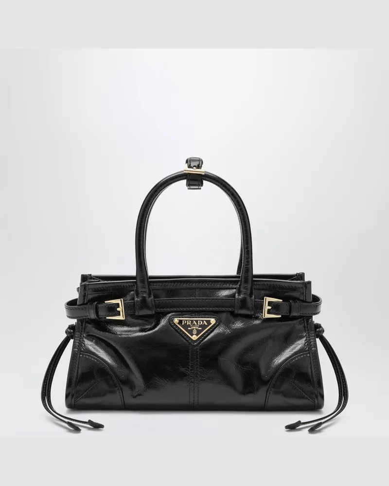 Prada Schwarze Bonnie Mini Handtasche Black