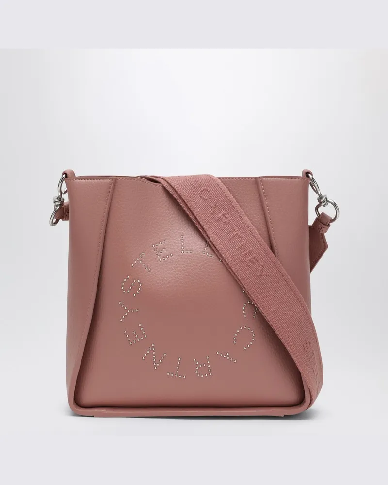Stella McCartney Rosa quadratische Umhängetasche mit Logo Rosa